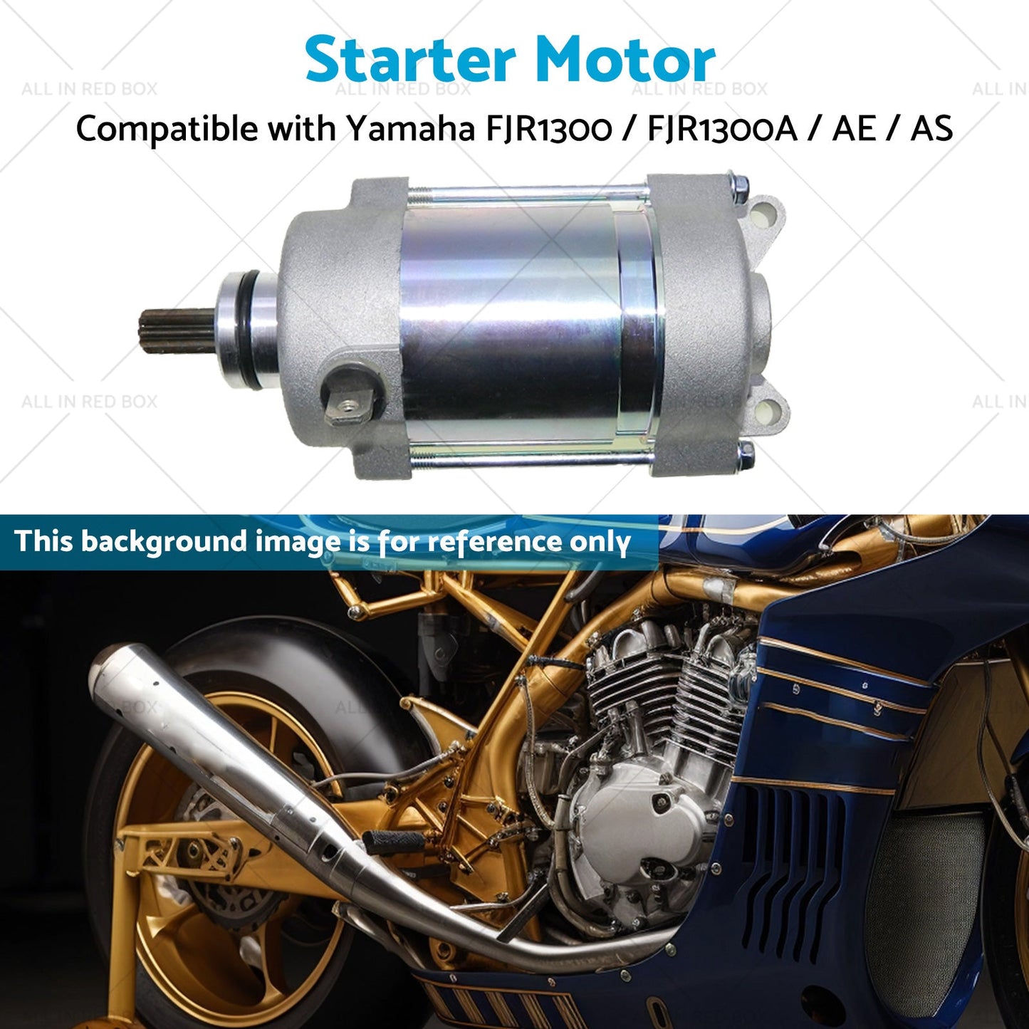 Engine Starter Motor Suitable For Yamaha FJR1300 FJR1300A AE AS 1298cc-4