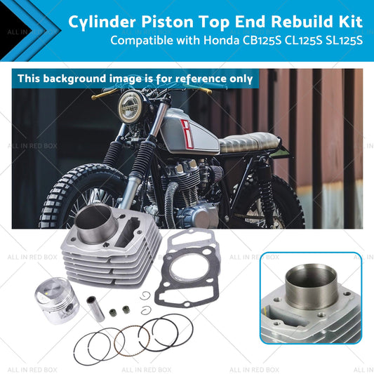 CL125S SL125S Cylinder Piston Top End Rebuild Kit Suitablefor Honda CB125S 71-85-0